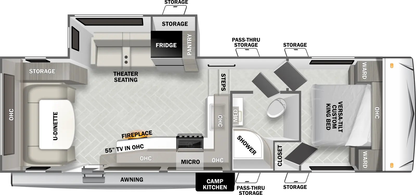 Salem Southwest F255RD Floorplan